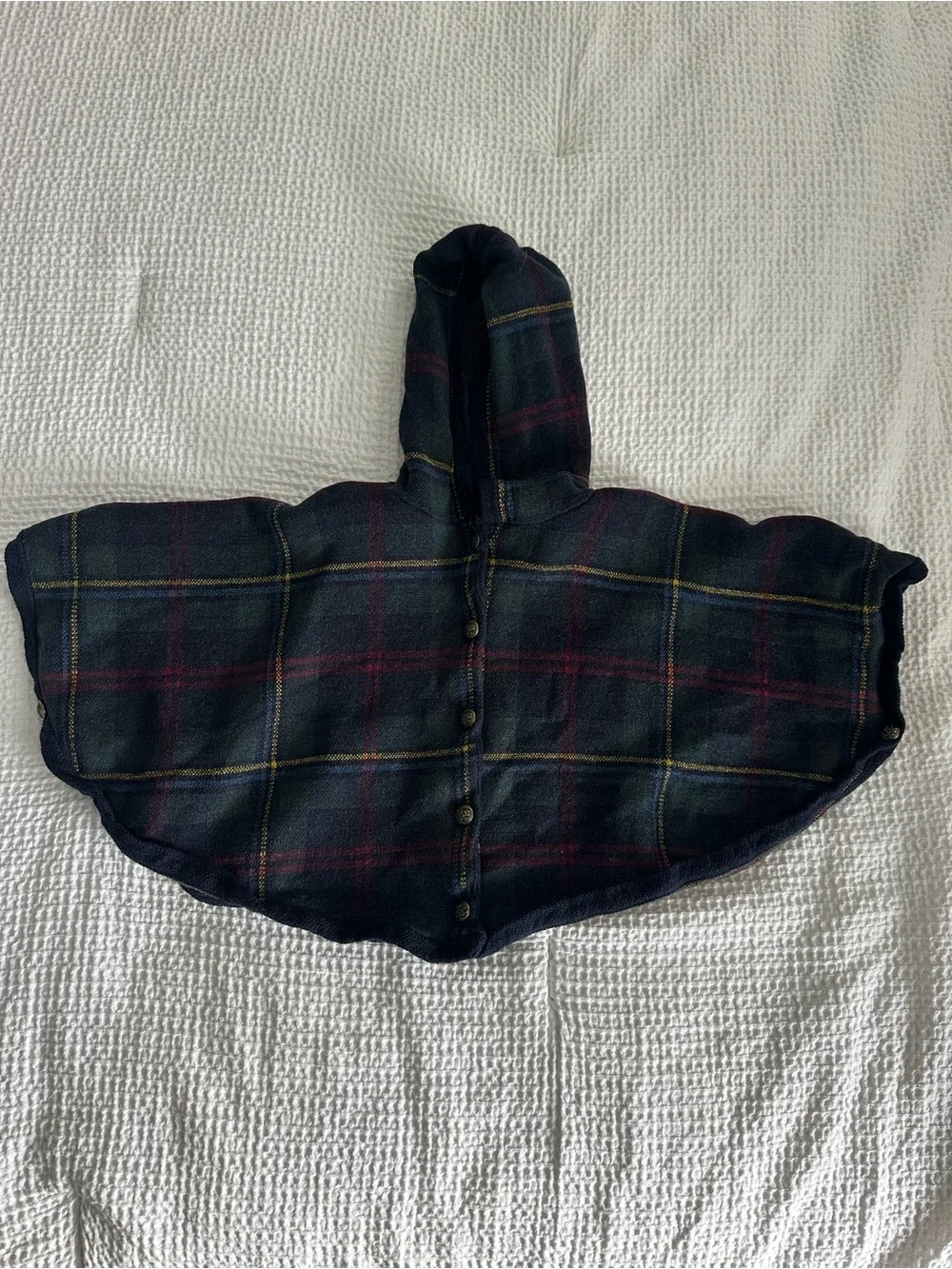 Polo by Ralph Lauren Wool Plaid Poncho Girls Size 4T